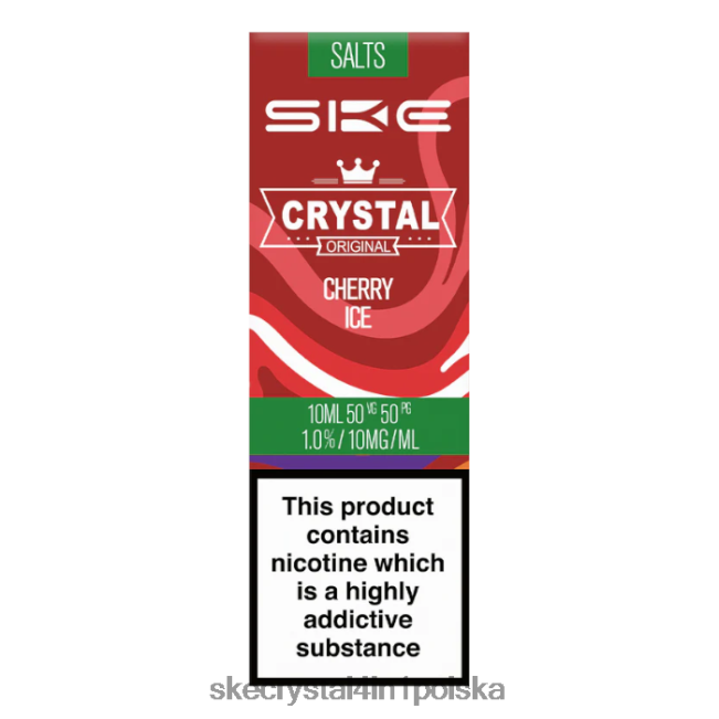 SKE sól krystaliczna - 10ml NFLR114 lód wiśniowy - Crystal Bar Polska