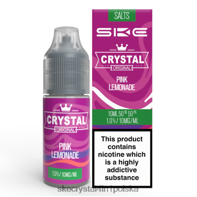 SKE sól krystaliczna - 10ml NFLR117 różowa lemoniada - Crystal Bar Cena