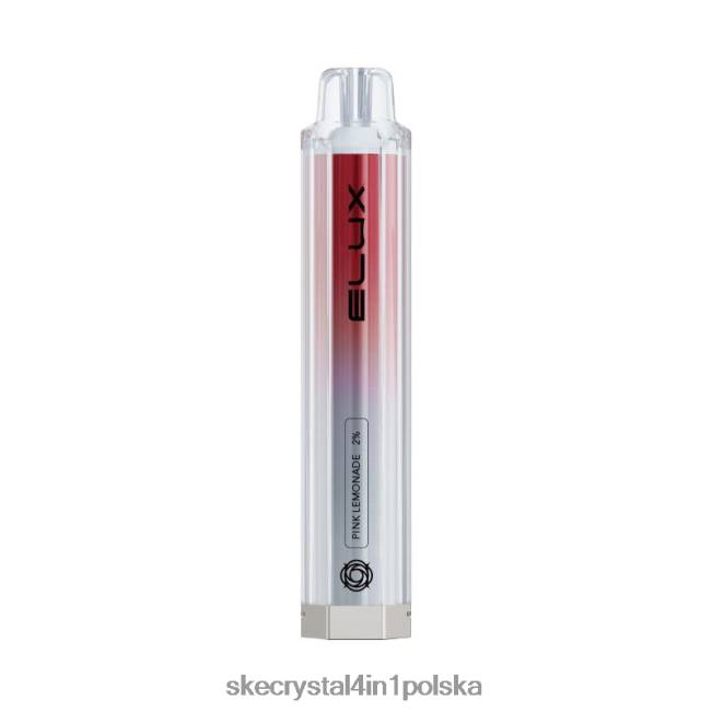 SKE kostka lux 600 NFLR38 różowa lemoniada - Crystal Bar Jednorazowka