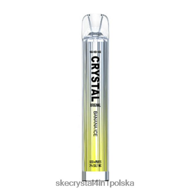 SKE Jednorazowy waporyzator z kryształową sztabką NFLR62 lód bananowy - Ske Vape Polska